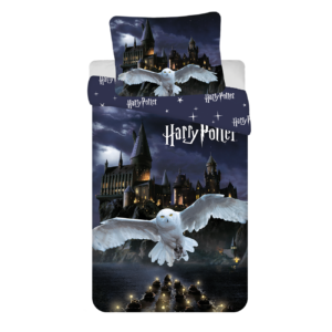 Jerry Fabrics Povlečení z mikrovlákna 140x200 + 70x90 cm - Harry Potter "Hogwarts Night"