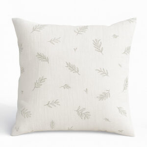 Mušelínový povlak na polštář 40x40 cm - Nature