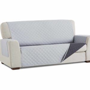 PovlečemeVás Oboustranný potah na dvojkřeslo - světle šedá