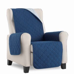 PovlečemeVás Oboustranný potah na křeslo - modrá