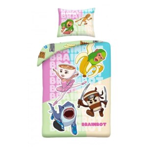 Halantex Povlečení z mikrovlákna 140x200 + 70x90 cm - Italian Brainrot