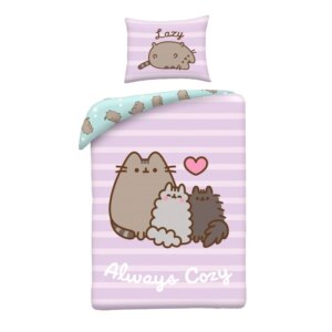 Halantex Povlečení z mikrovlákna 140x200 + 70x90 cm - Pusheen "Always Cozy"