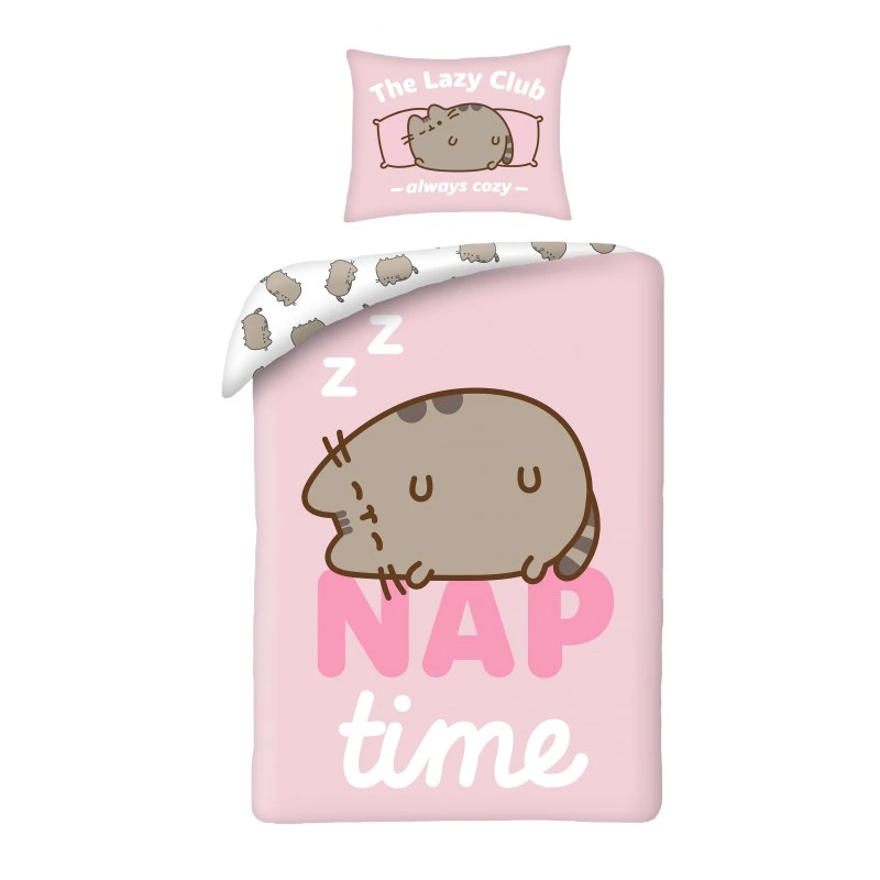 Halantex Povlečení z mikrovlákna 140x200 + 70x90 cm - Pusheen "Nap Time"