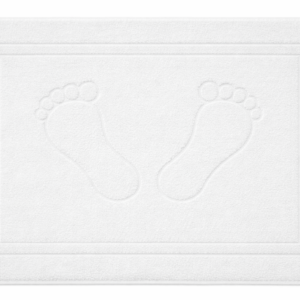 Matex Bavlněná koupelnová předložka 50x70 cm - s otiskem malých nohou