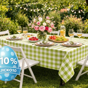 Bavlněný ubrus 150x250 cm WOW Spring - Spring Evergreen