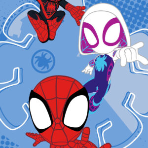 Carbotex Bavlněný froté ručníček 30x50 cm - Spidey Nerozluční přátelé