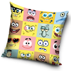 Carbotex Povlak na polštářek 40x40 cm - Sponge Bob "Emoji"
