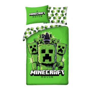 Halantex Bavlněné povlečení 140x200 + 70x90 cm - Minecraft "Movie Creeper"