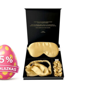 Lucaso Finata Hedvábná sada s čelenkou do vlasů - Royal Gold