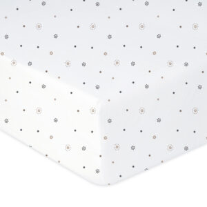 Babymatex Bavlněné prostěradlo do postýlky 60x120 cm - Hvězdičky