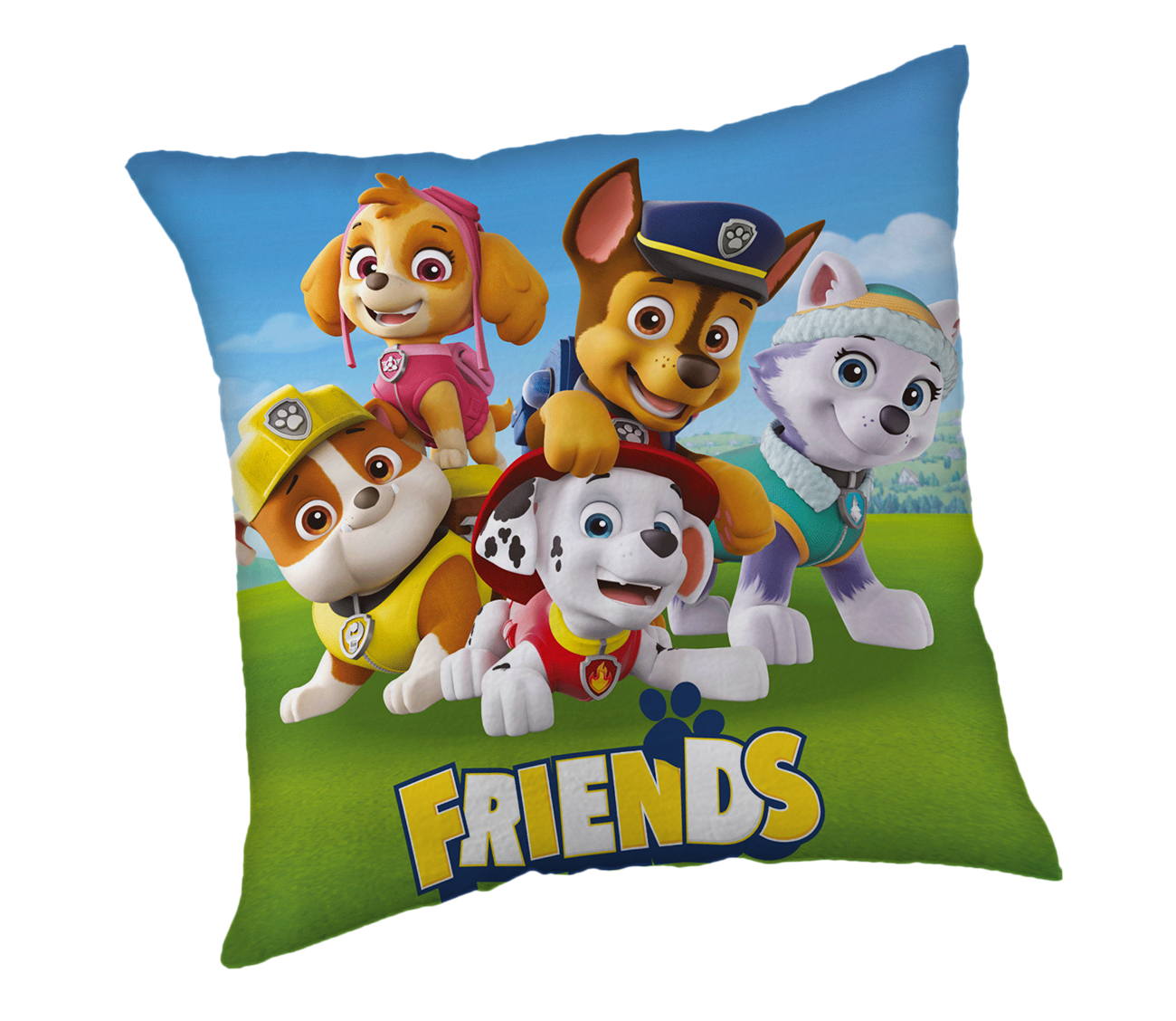 Jerry Fabrics Dekorační polštářek 40x40 cm - Tlapková patrola "Friends"