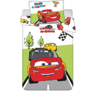 Jerry Fabrics Povlečení do postýlky 100x135 + 40x60 cm - Cars "Champion"