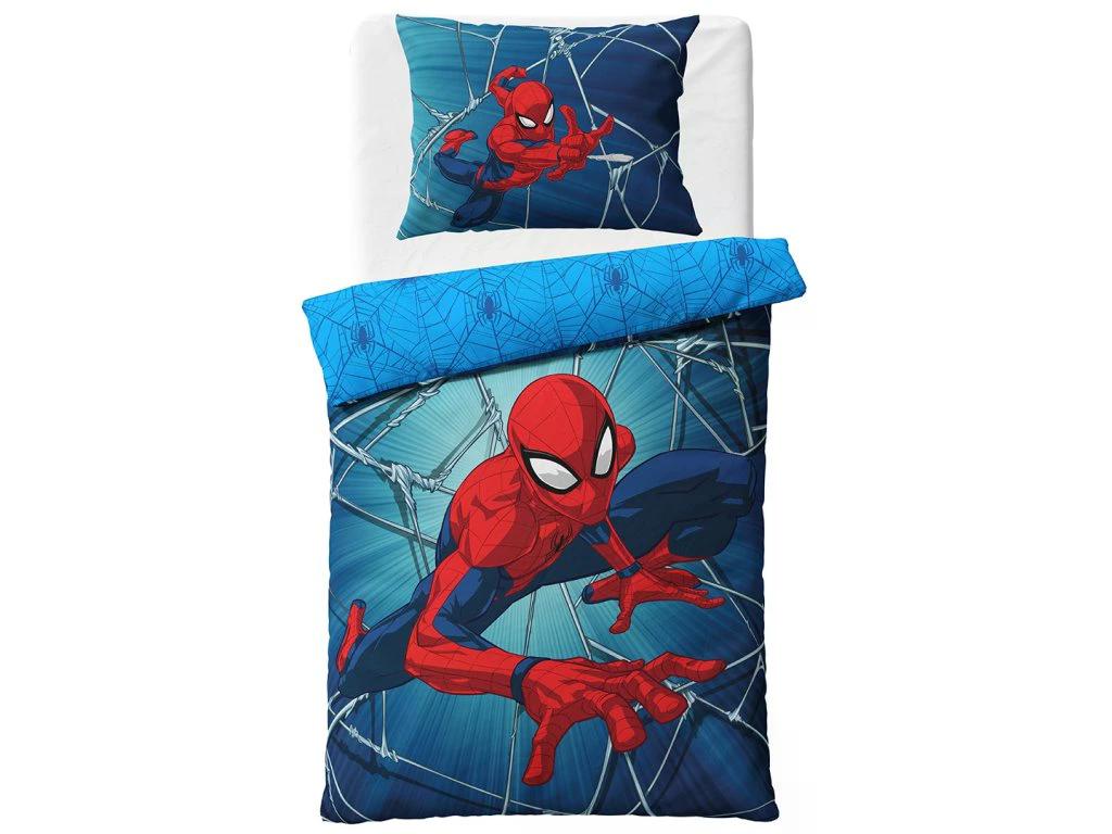 Carbotex Bavlněné povlečení 140x200 + 70x90 cm - Spider-man Vrací úder