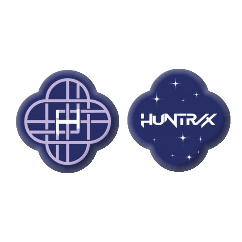 Halantex Tvarovaný dekorační polštářek 40 cm - K-Pop Demon Hunters "Logo Huntrix"