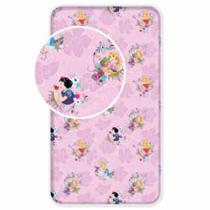 Jerry Fabrics Bavlněné napínací prostěradlo 90x200 + 25cm - Princess Pink 02