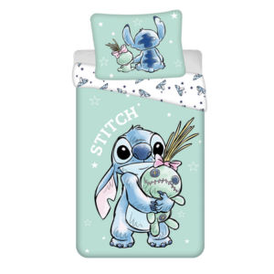 Jerry Fabrics Bavlněné povlečení 140x200 + 70x90 cm - Lilo and Stitch "Buddies"