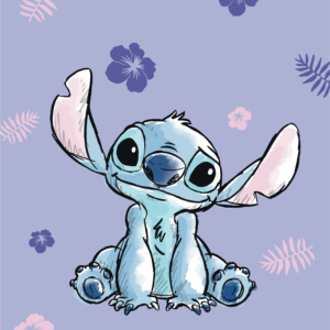 Jerry Fabrics Deka mikroflanel 100x150 cm - Lilo and Stitch