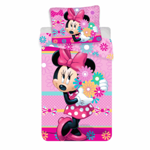 Jerry Fabrics Povlečení Minnie Bows and flowers 140x200 70x90