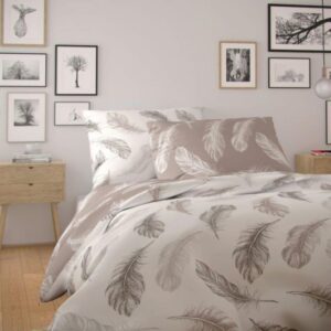Kvalitex Bavlněné povlečení NORDIC COLLECTION 140x220 + 70x90 cm - SHELBY prodloužené