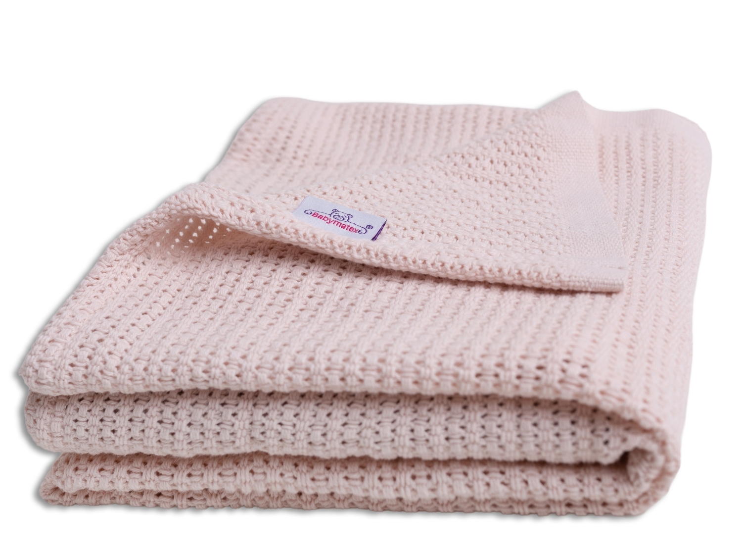 Babymatex Pletená deka LILI 75x100 cm - Světle růžová