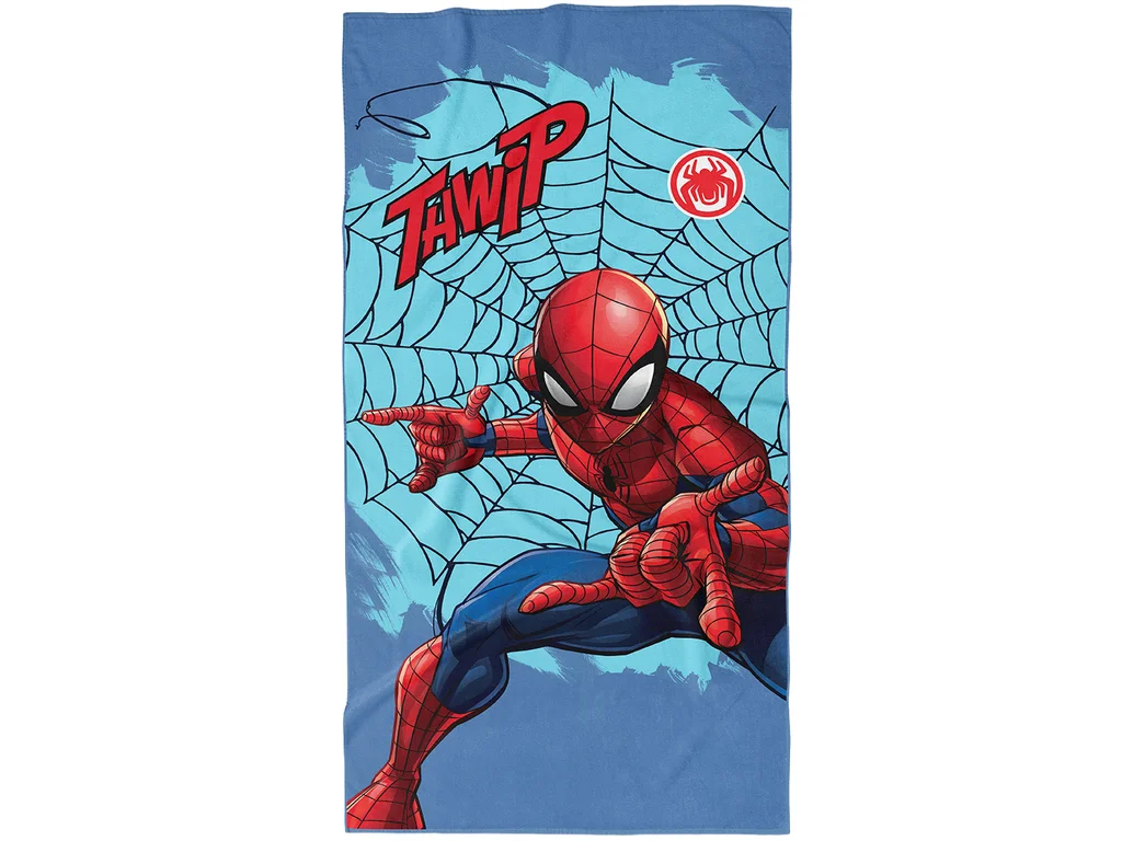 Carbotex Bavlněná froté osuška 70x140 cm - Spider-man "Vrací úder"