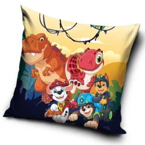 Carbotex Povlak na polštářek 40x40 cm - Tlapková patrola Dinosauří výprava