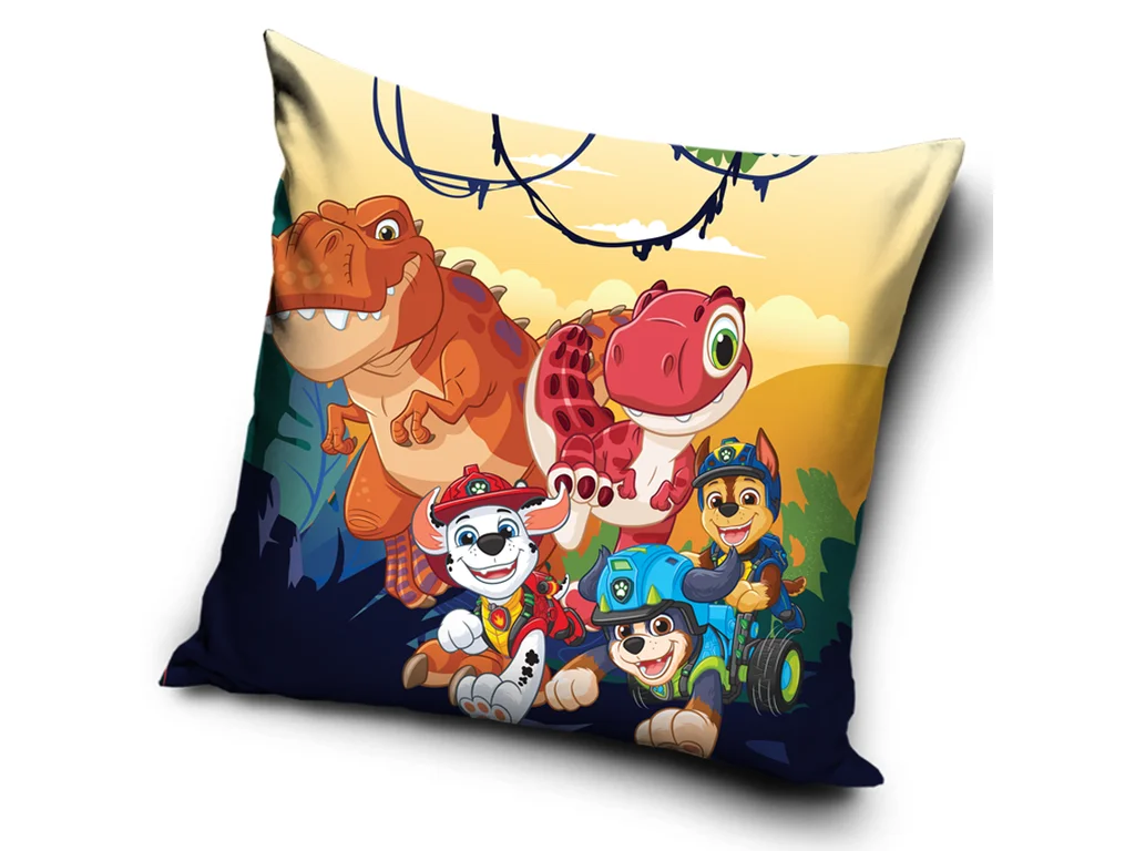 Carbotex Povlak na polštářek 40x40 cm - Tlapková patrola Dinosauří výprava