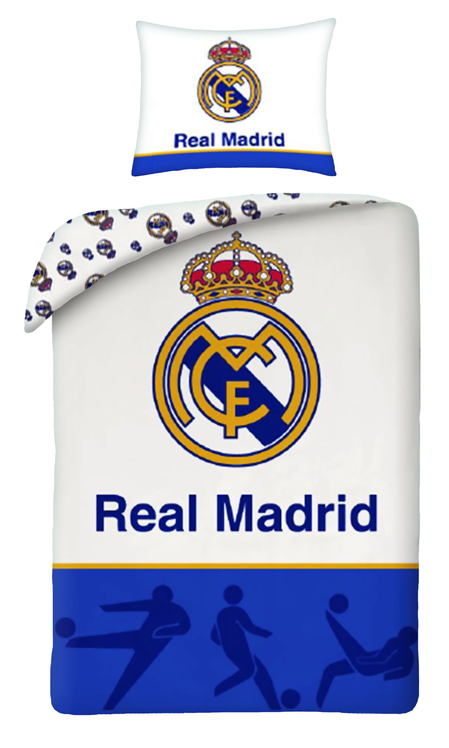 Halantex Bavlněné povlečení 140x200 + 70x90 cm - Real Madrid