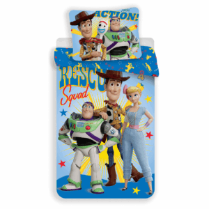 Jerry Fabrics Bavlněné dětské povlečení 140x200 + 70x90 - Toy Story "Rescue squad"