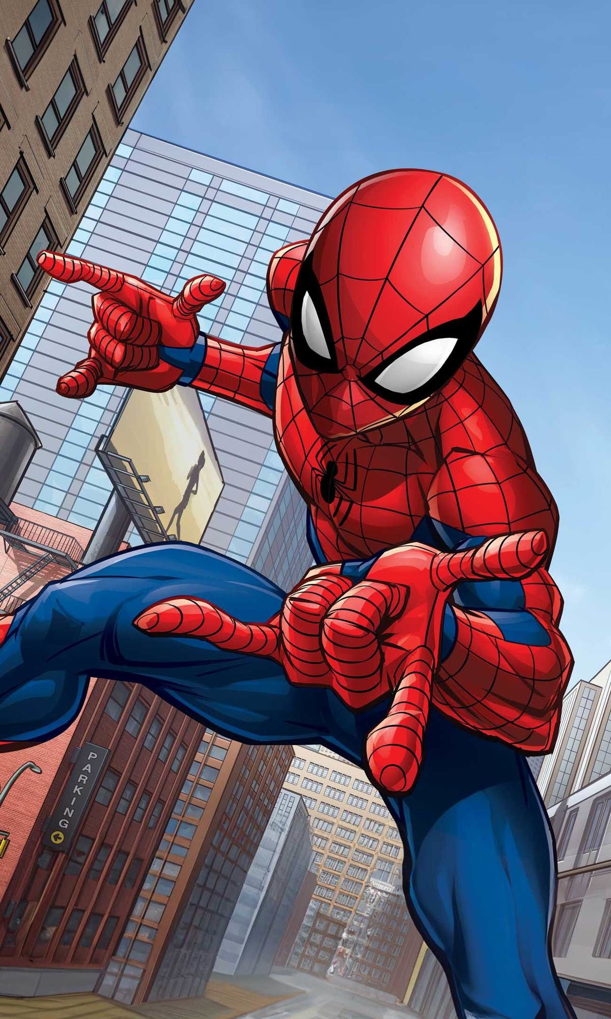 Jerry Fabrics Bavlněný froté ručníček s poutkem 30x50 cm - Spider-man