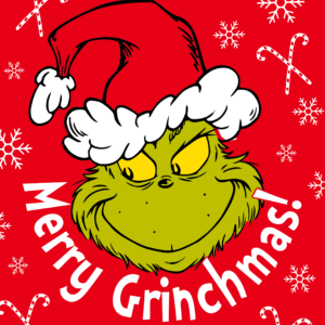 Jerry Fabrics Deka mikroflanel 100x150 cm - Grinch "Merry Grinchmas"