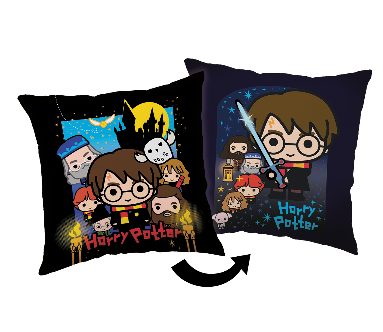Jerry Fabrics Dekorační polštářek 40x40 cm - Harry Potter "Friends"