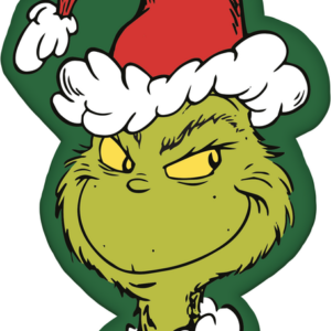 Jerry Fabrics Tvarovaný polštářek - Grinch 01