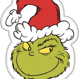 Jerry Fabrics Tvarovaný polštářek - Grinch