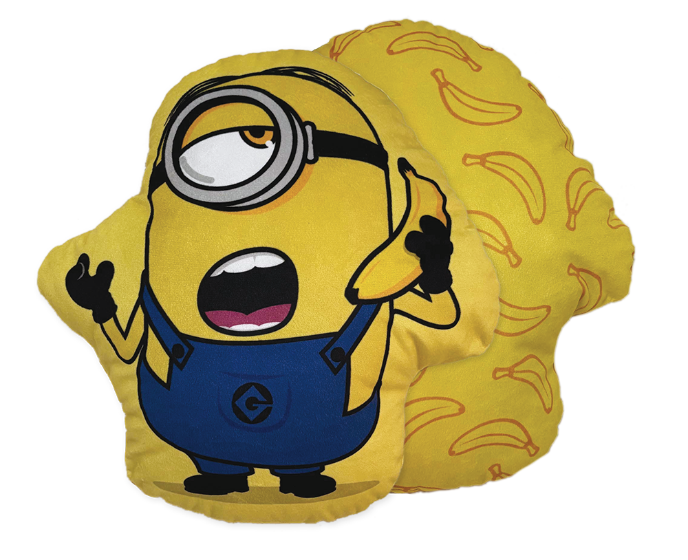 Jerry Fabrics Tvarovaný polštářek - Mimoni "Banana Calling"