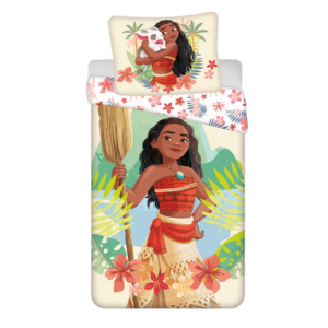 Jerry Fabrics Bavlněné povlečení 140x200 + 70x90 cm - Vaiana "Tropicool"