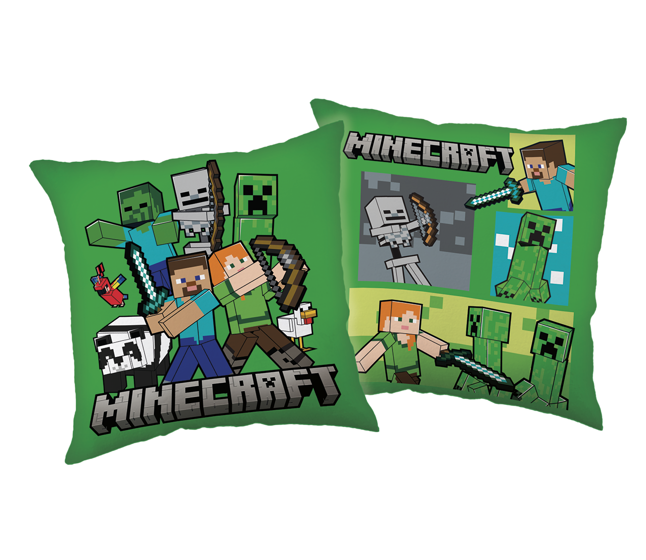 Jerry Fabrics Dekorační polštářek 40x40 cm - Minecraft "Life"