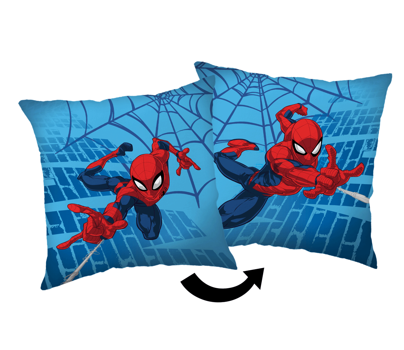 Jerry Fabrics Dekorační polštářek 40x40 cm - Spider-man "Blue 05"