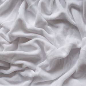 Jerry Fabrics Hřejivé prostěradlo mikroflanel 90x200 cm - Bílá