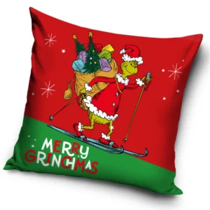 Carbotex Povlak na polštářek 40x40 cm - Grinch "Ukradené Vánoce"