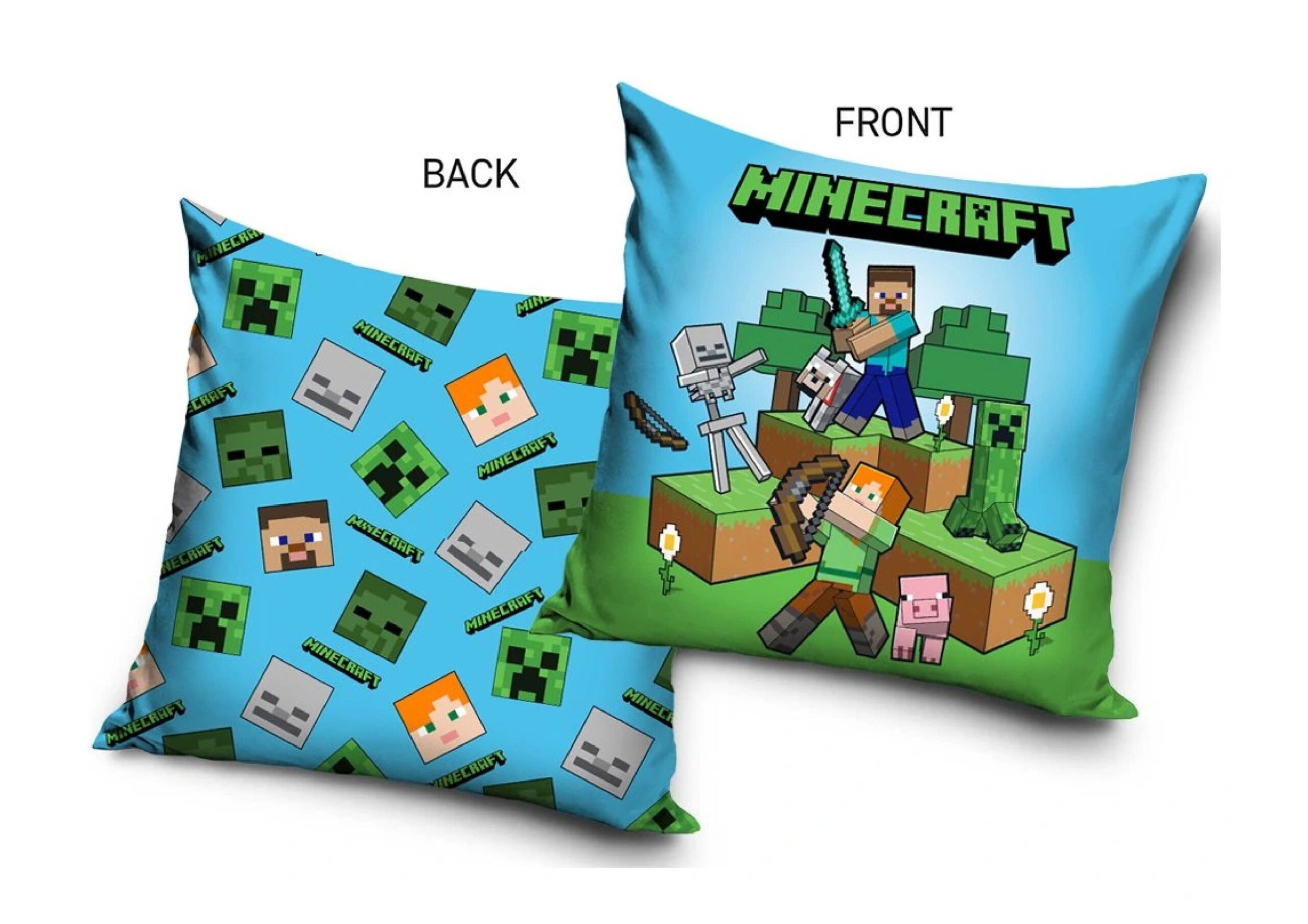 Carbotex Povlak na polštářek 40x40 cm - Minecraft "Adventure"