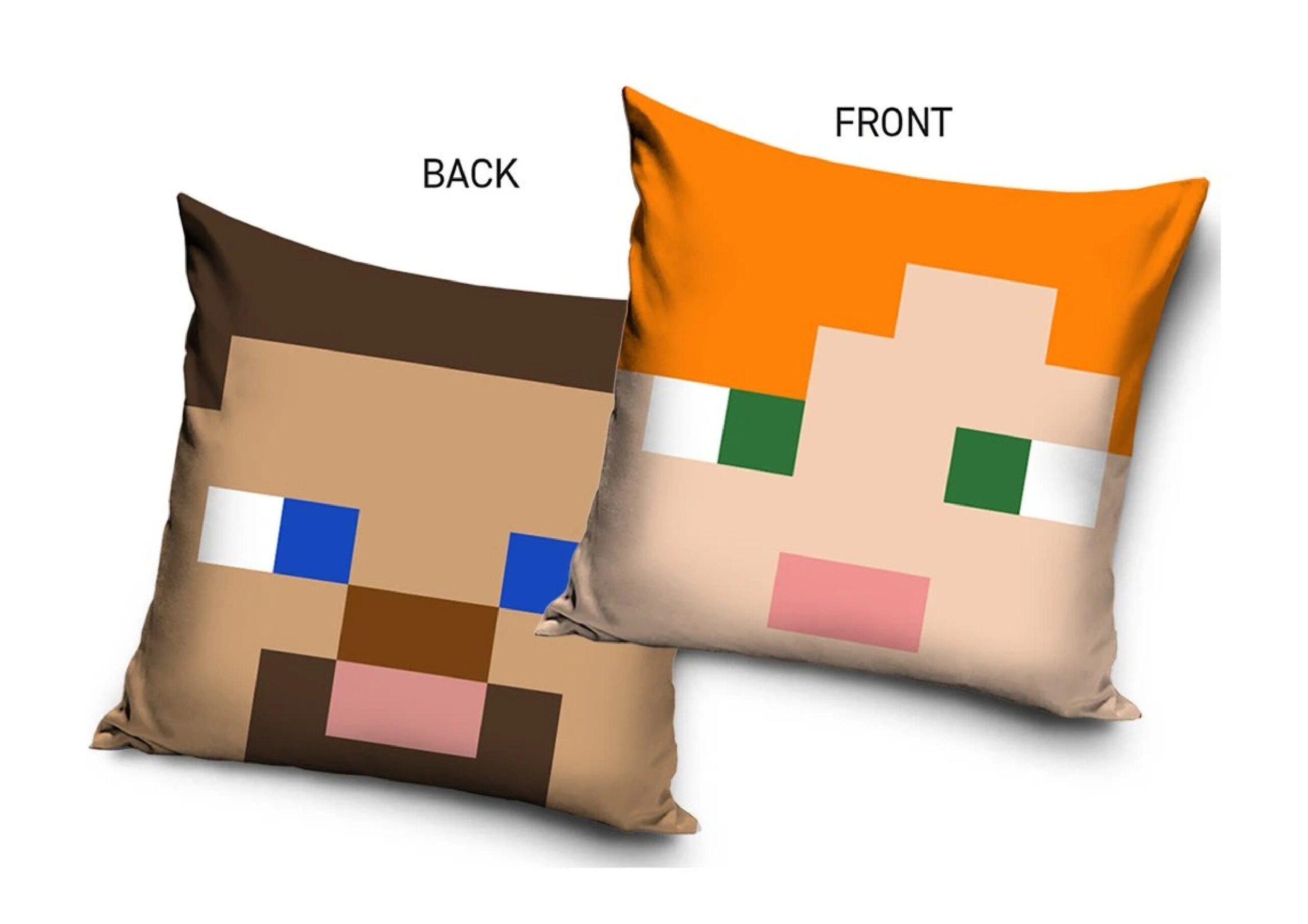 Carbotex Povlak na polštářek 40x40 cm - Minecraft "Hero Faces"