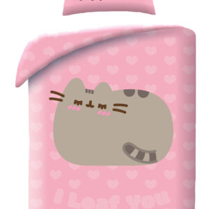 Halantex Povlečení z mikrovlákna 140x200 + 70x90 cm - Pusheen "Relaxing"