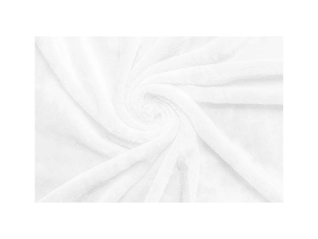 Jahu Hřejivé prostěradlo mikroplyš 90x200 cm - Bílá