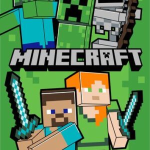 Jerry Fabrics Bavlněná froté osuška 70x140 cm - Minecraft "Let´s Survive"