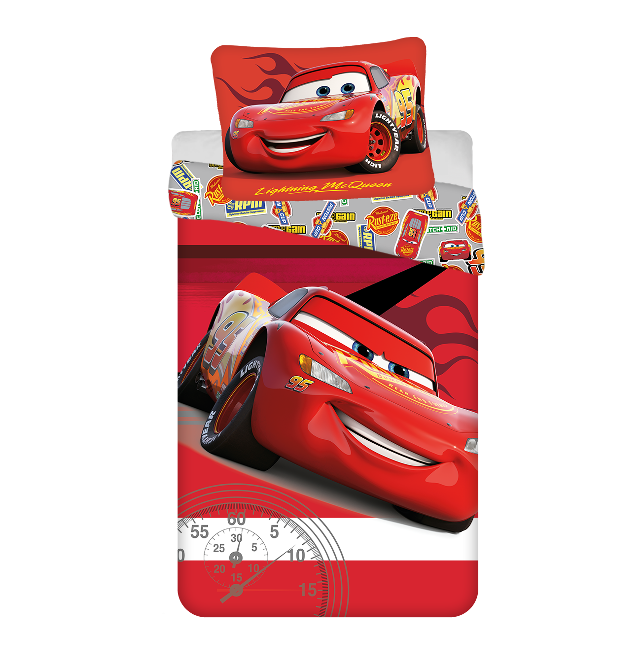 Jerry Fabrics Bavlněné povlečení 140x200 + 70x90 cm - Cars "Legend"