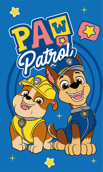 Jerry Fabrics Bavlněný froté ručníček s poutkem 30x50 cm - Tlapková patrola "Rescue Team"