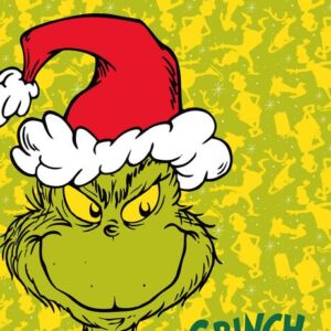 Jerry Fabrics Deka fleecová 100x150 cm - Grinch