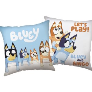 Jerry Fabrics Dekorační polštářek 40x40 cm - Bluey "Let´s Play"