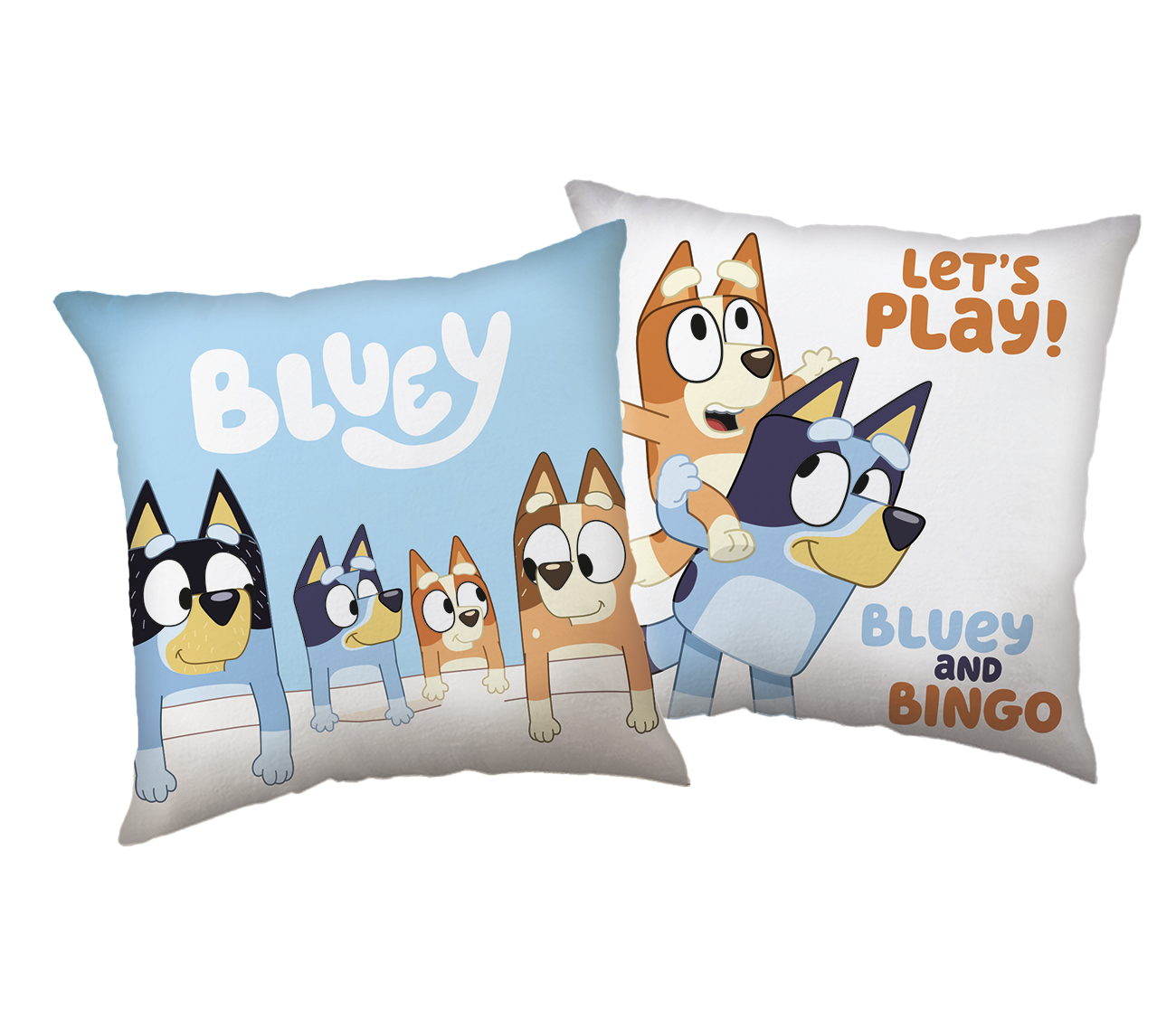 Jerry Fabrics Dekorační polštářek 40x40 cm - Bluey "Let´s Play"